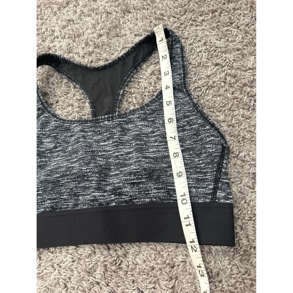 Victoria Sport Racerback Sports Bra Gray Black‎ Small